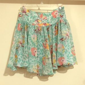 Gap floral miniskirt